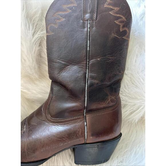 Ariat Sedona Men's Size 10.5 EE Brown Classic Leather Cowboy Western Boots - Picture 4 of 15